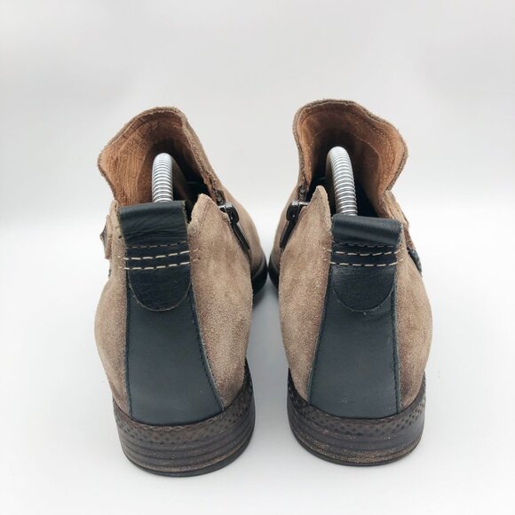 PIKOLINOS Ordino Brown Tan Suede Ankle Boots Shoes Womens 8 - Picture 5 of 11